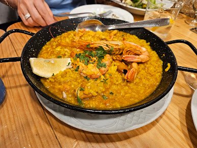 Paella de marisco